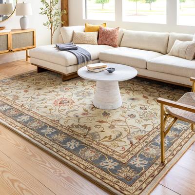 Livabliss Artistic Weavers Nia Handmade Traditional Border Area Rug