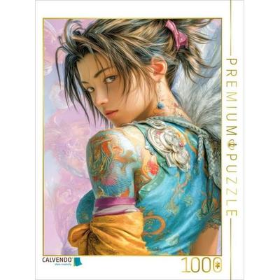 CALVENDO Puzzle Taatoo Frauen in Manga-Ästhetik | 1000 Teile Lege-Größe 64x48cm Foto-Puzzle für glückliche Stunden