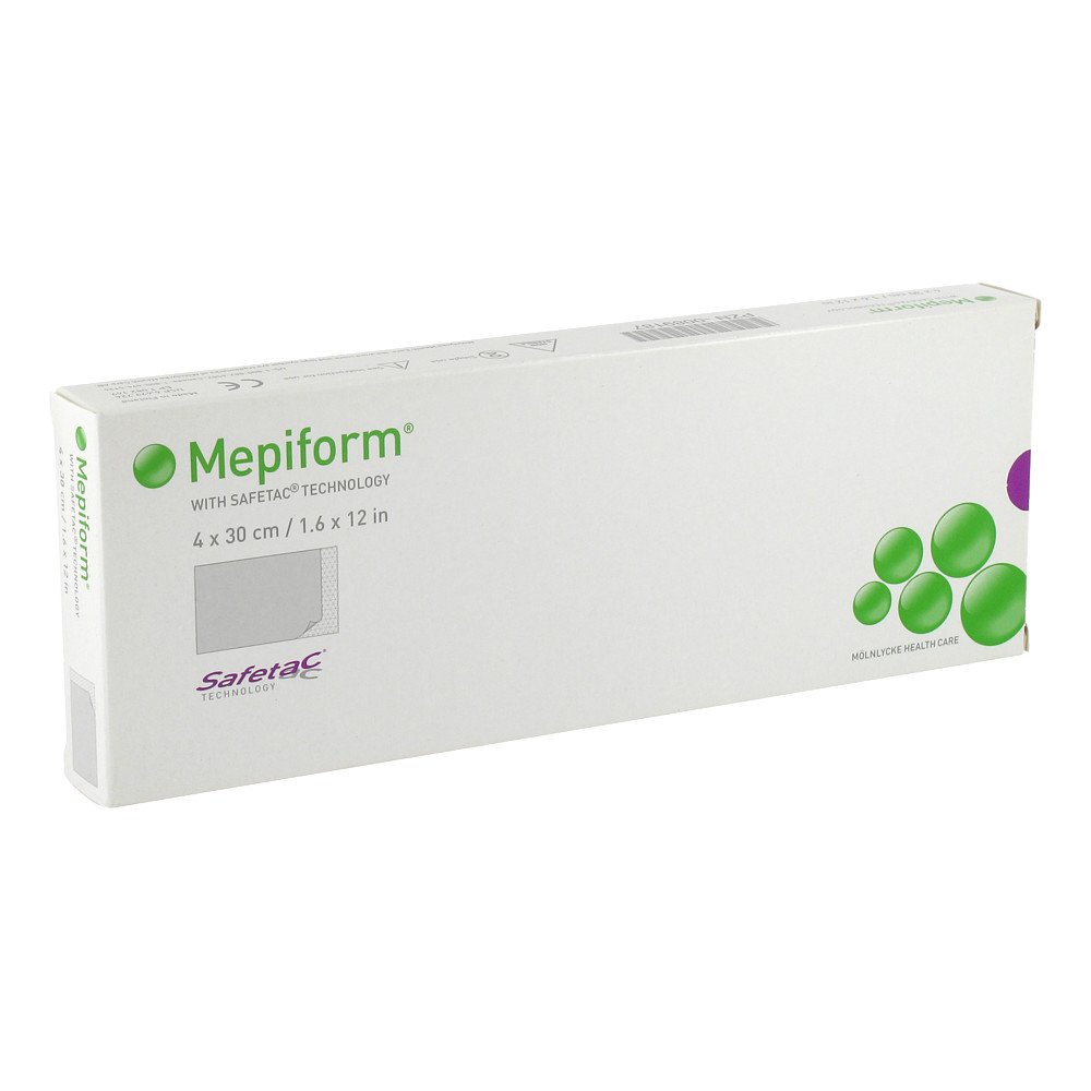 Mölnlycke Health Care GmbH Mepiform 4x30 cm Verband 00089187