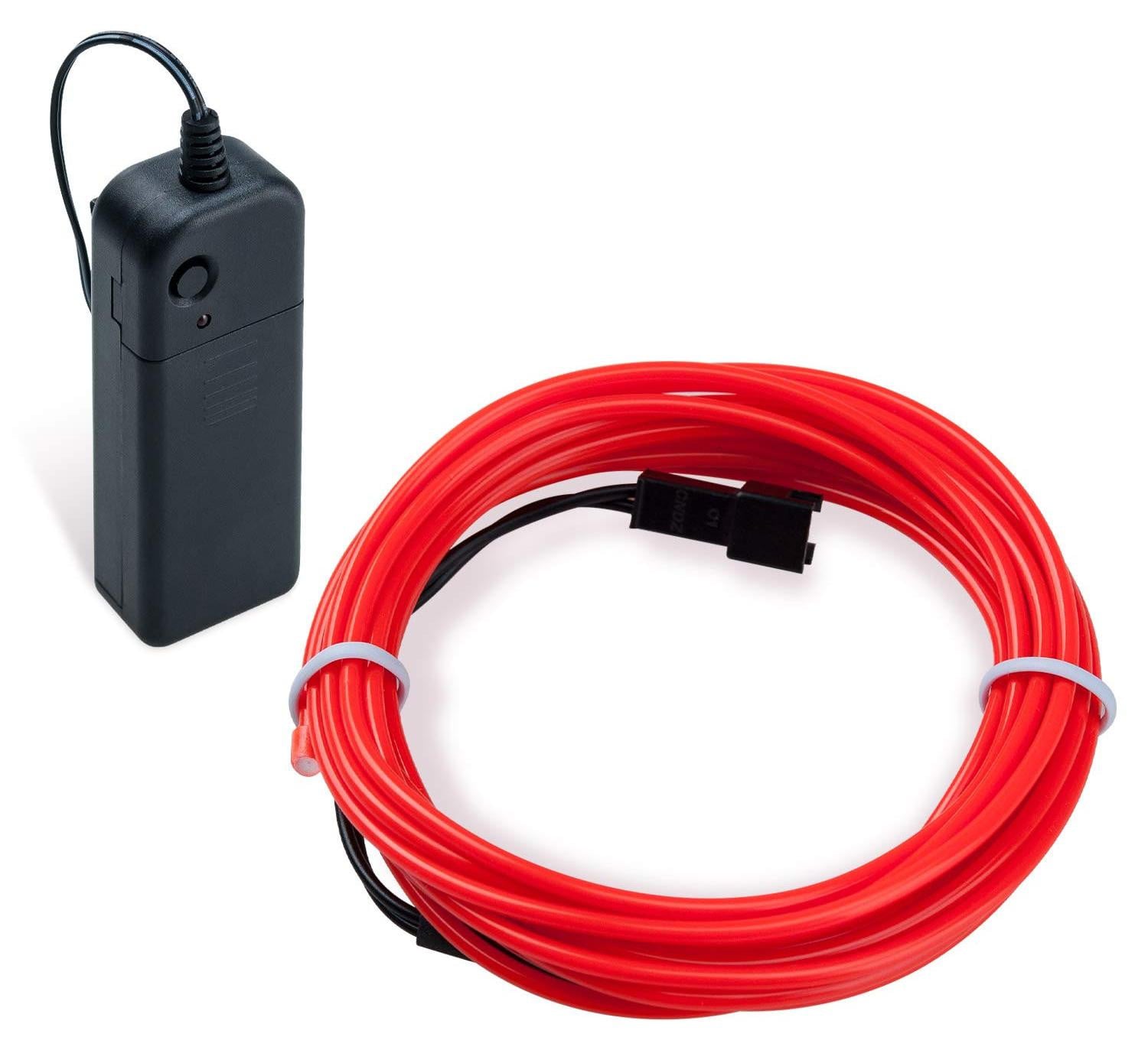 Dripio Flexibele LED-lichtslang, 5 meter, waterdicht, 3 modi, rood