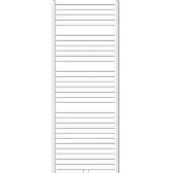 LuxeBath ECD Germany Badheizkörper 750×1800 mm Weiß, gebogen, Mittelanschluss