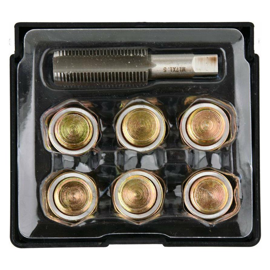 Toya Yato Profi Reparatursatz für Öl-Ablass-Gewinde, M13 M15 M17 M20 M22, 1,5 mm massiver Gewindebohrer a (YT-17573)