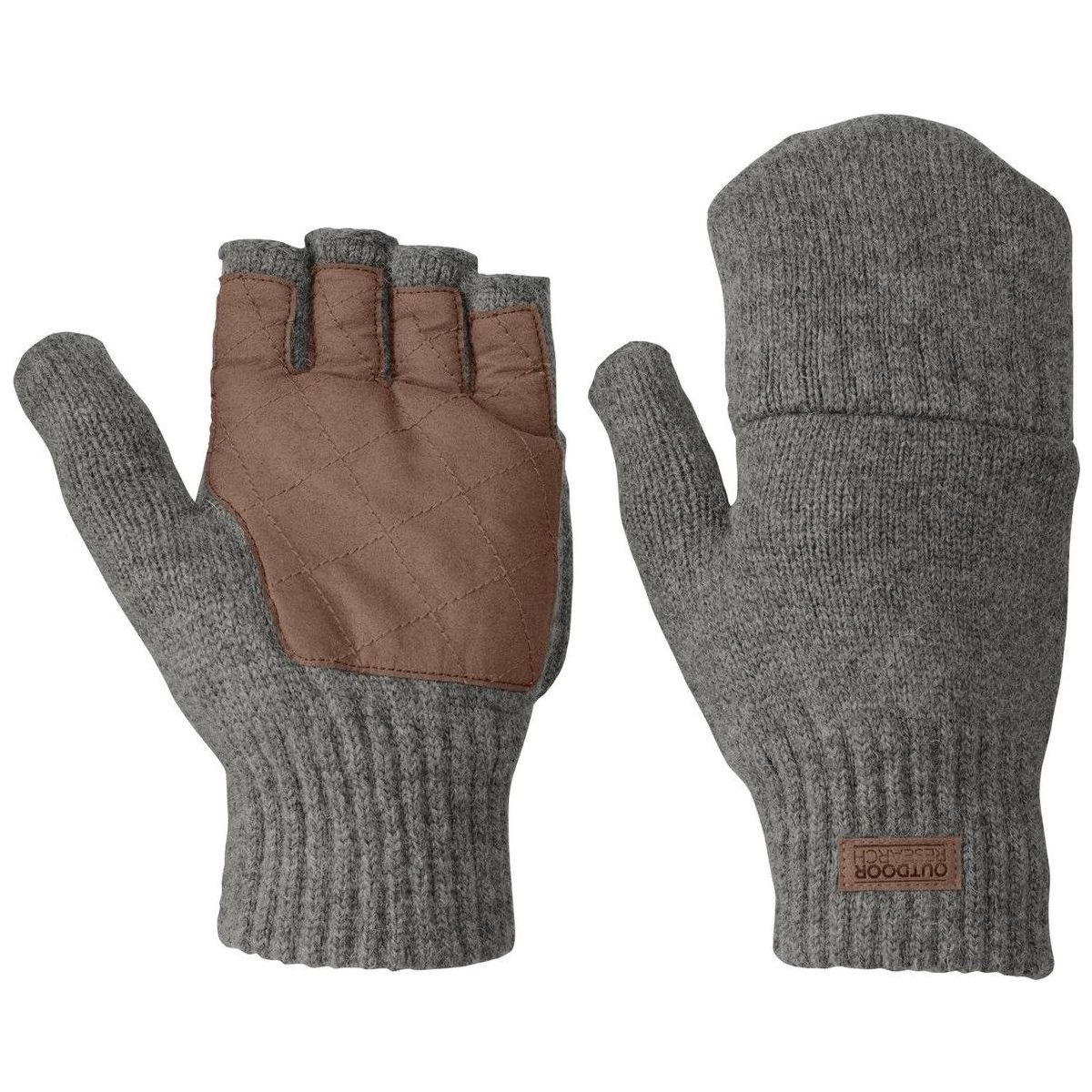 Outdoor Research Men's Lost Coast Fingerless Mitt pewter (0008) M 2431890008007