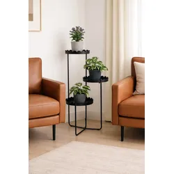 möbel direkt online Blumenständer aus Metall schwarz