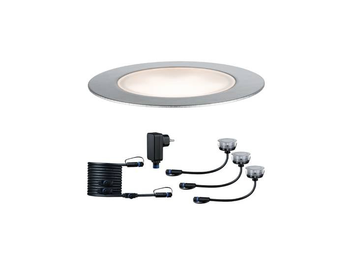 Plug & Shine 3 LED Spot à Enterrer Extérieur Floor Eco IP67 Silver - Paulmann - Moderne - Métal - À ampoule unique