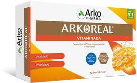 Arkoreal Suplemento Energia e Defesas Vitaminada 20 ampolas