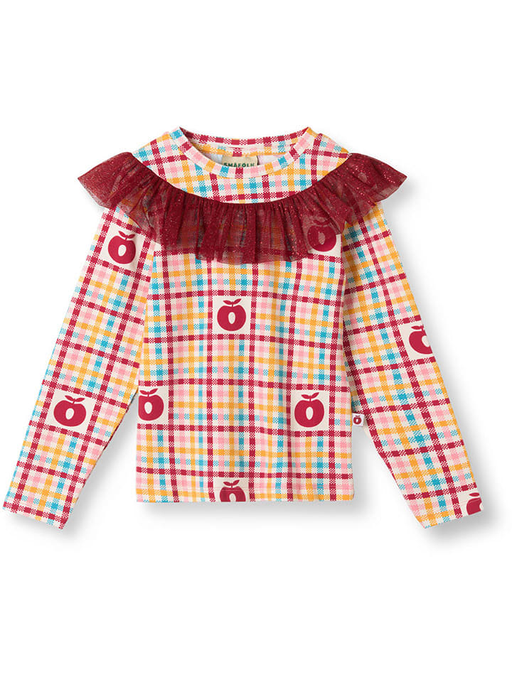 Småfolk Longsleeve "Pinova" in Rot - 104/110