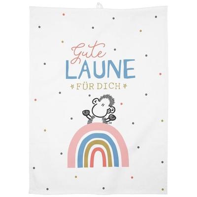 Sheepworld 47091 Geschirrtuch Gute Laune