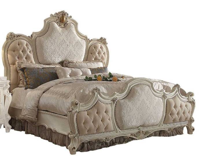 Xlmoebel Bett Barock Bett aus edlem Holz, handgefertigt im klassischen Stil (Bett, Barock Bett), Hergestellt in Europa