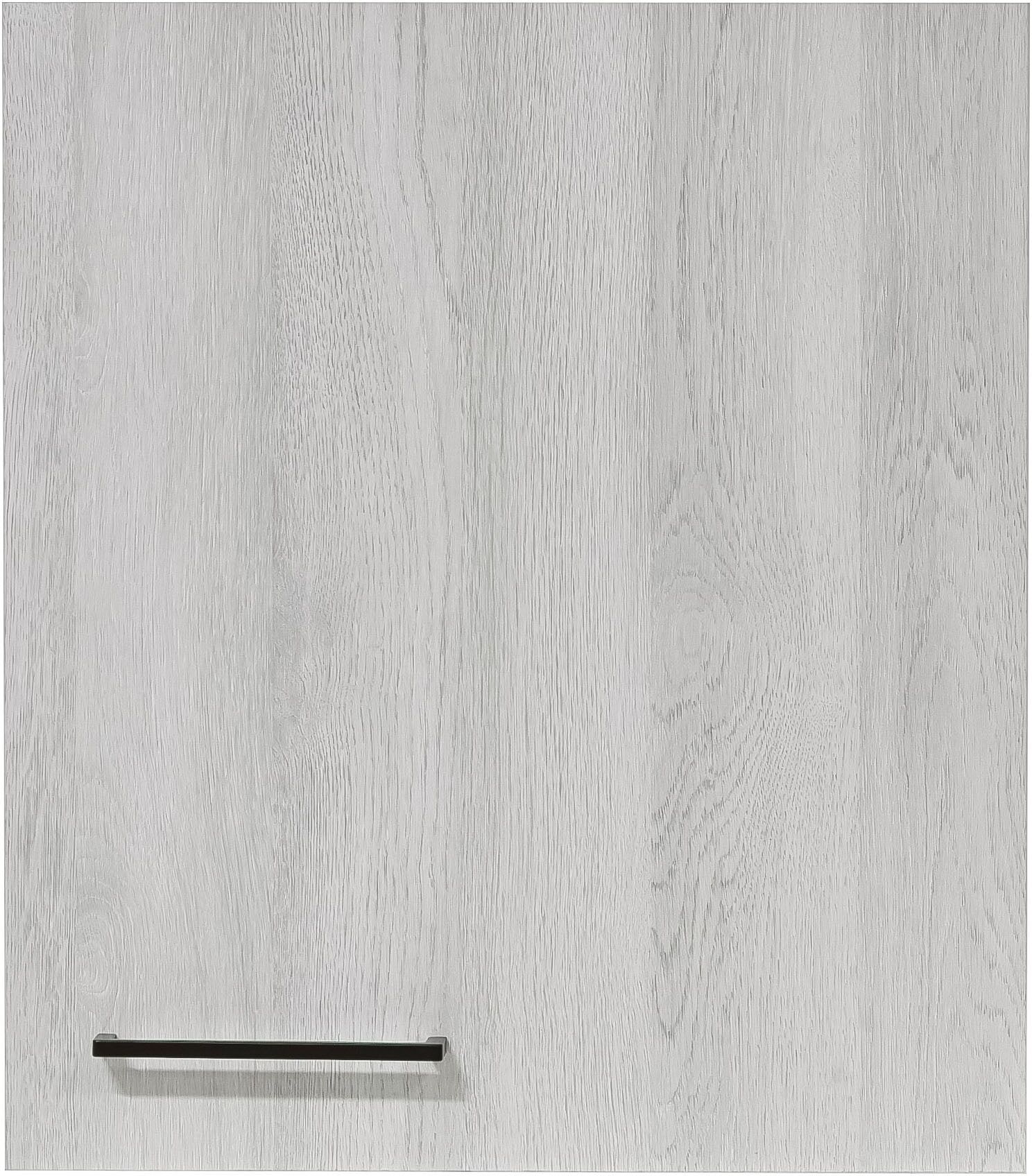 Hängeschrank WIHO KÜCHEN "Nisos", weiß (front: wilton oak, korpus: wilton oak), B:60cm H:56,5cm T:35cm, Schränke, Hängeschrank, in den Breiten 50 und 60 cm