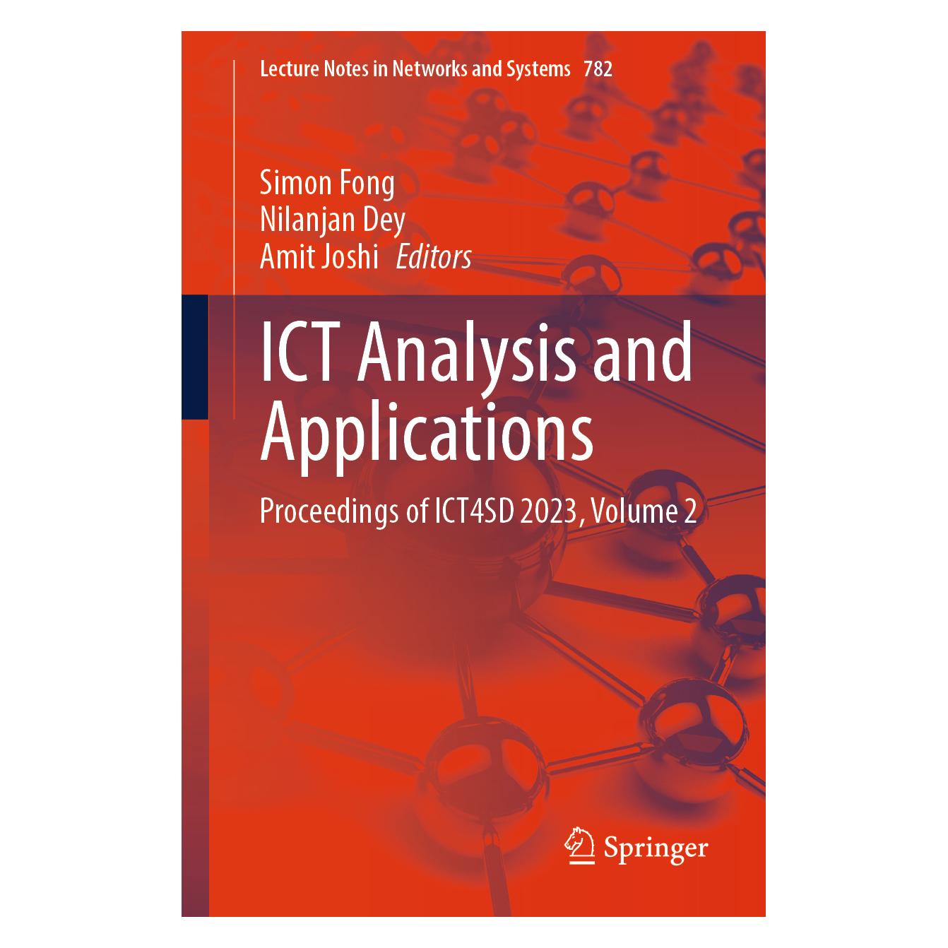 Springer ICT Analysis and Applications (Englisch, Softcover, Amit Joshi, Nilanjan Dey, Simon Fong) (56966358)