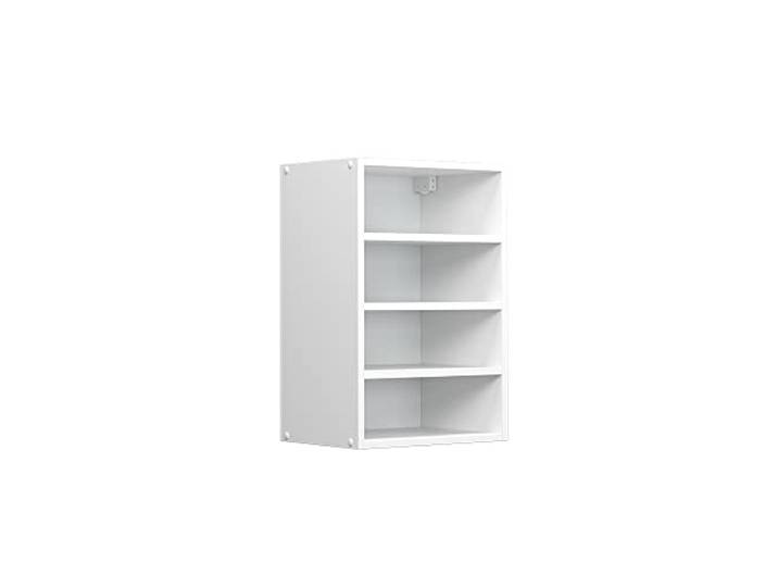 Vicco Hängeschrank R-Line , Weiß, 40 cm mit offenen Regalen, zur Wandmontage zur Aufbewahrung von Utensilien
