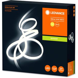 LEDVANCE Lichtschlauch Neon Flex, LED, warmweiß, für außen, IP65 wasserdicht, 230 V, 3 m