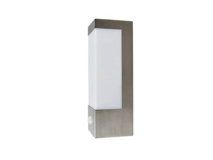 Lindby LED Applique extérieure Severina (Moderne) en Gris Inox (1 lampe\,à)\, pour mur extérieur/façade de maison terrasse und balcon