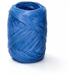 Creativery 20m Papierband Raffiabast Geschenkband Raffia Papier Schnur für Craft Verpackung Bastband Bastelband Bastelarbeiten Geschenke Dekorationen Blau