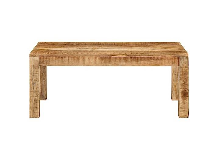 Couchtisch 100x55x40cm Massivholz Mango Vintage-Stil, solide Arbeitsplatte, massives Mangoholz, Wohnzimmer, rustikaler Charme, langlebiges Design