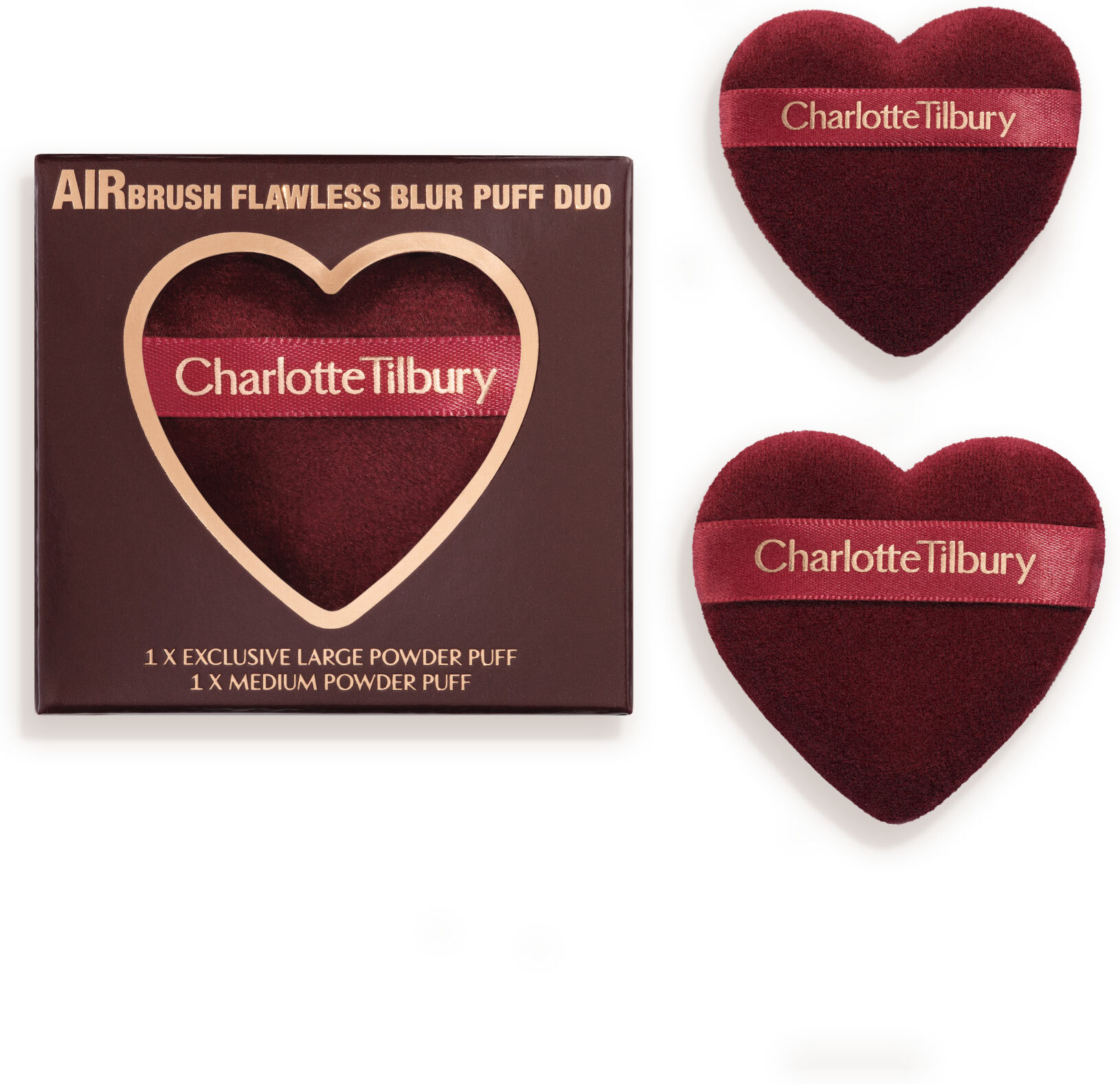 Airbrush Flawless Blur Puff Duo - Duo Set Charlotte Tilbury 4258 Airbrush Flawless Blur Puff Duo Size: