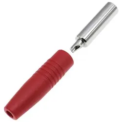 RS PRO, Messleitung, 4 mm Bananenbuchse Rot, Kontakt vernickelt, 30V / 24A, Lötanschluss