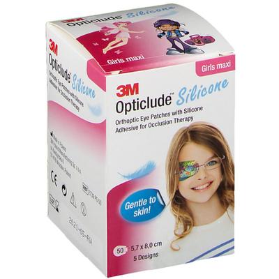 Opticlude Silicone girls maxi 5,7x8 cm 2739Pg 50 St Pflaster