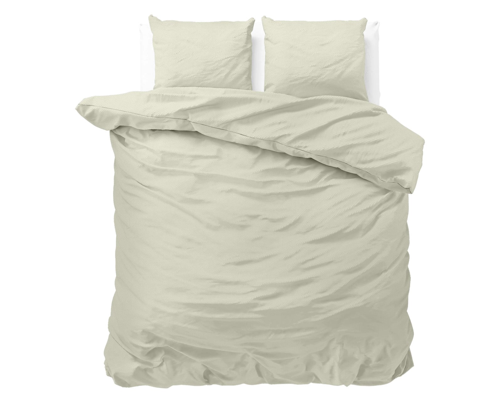 Sleeptime Satin Point Dekbedovertrek Creme 200 x 220 cm
