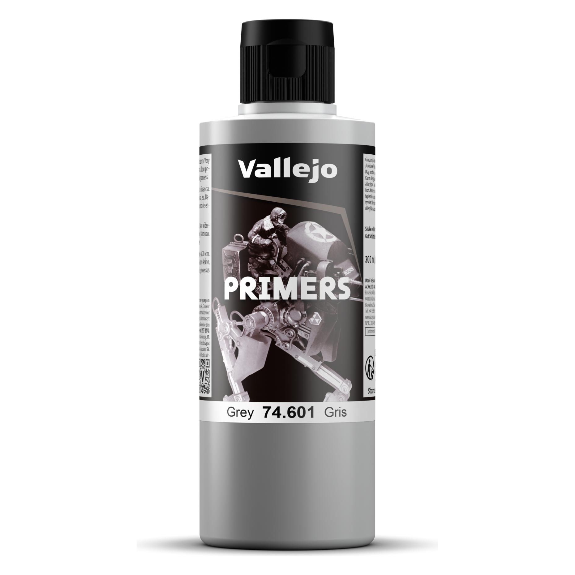 Vallejo Surface Primer - Grey 200ml (74.601) (8429551746014)