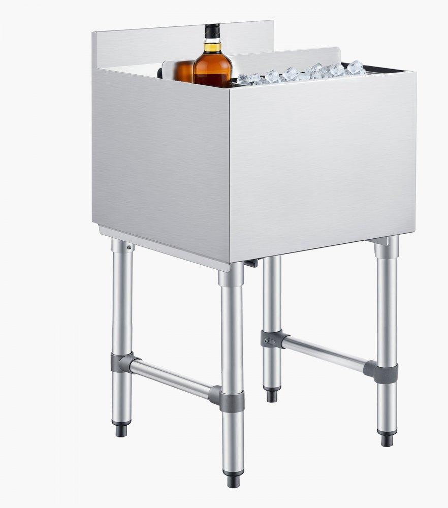 Kühlbox aus Edelstahl - 46,7 Liter Fassungsvermögen - Isolierung aus Polyurethanschaum