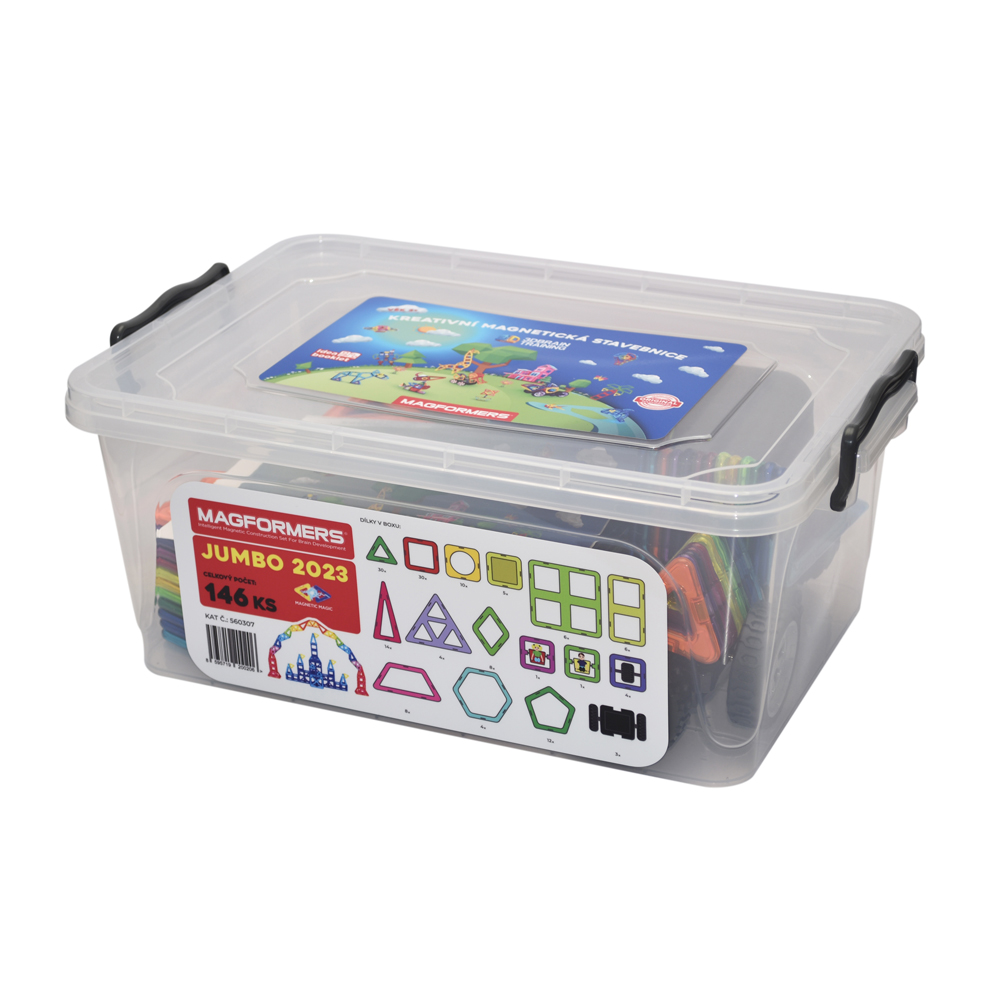 MAGFORMERS Jumbo Box 146 - ein vielseitiges Baukasten-Set