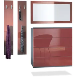 GARDEROBE Horizon Bordeaux Hochglanz