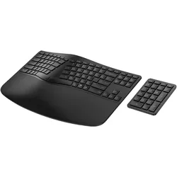HP 965 Ergonomic Wireless Keyboard, schwarz, USB/Bluetooth, DE