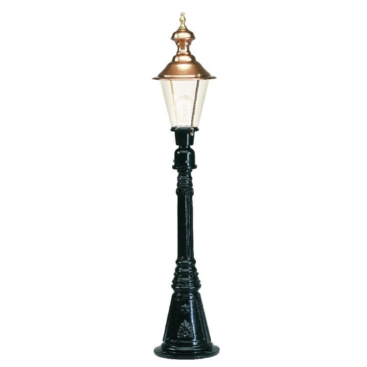 KS Verlichting Chicago Nostalgische Staande Lamp Antraciet/Grijs/Zwart
