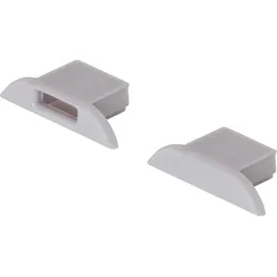 EVN Lichttechnik Kunststoff-Endkappen Flat2PAK-Set FLAT2PAKSET