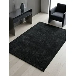 Teppich Kurzflor MAIN in Anthrazit, einfarbig, 160 x 230 cm