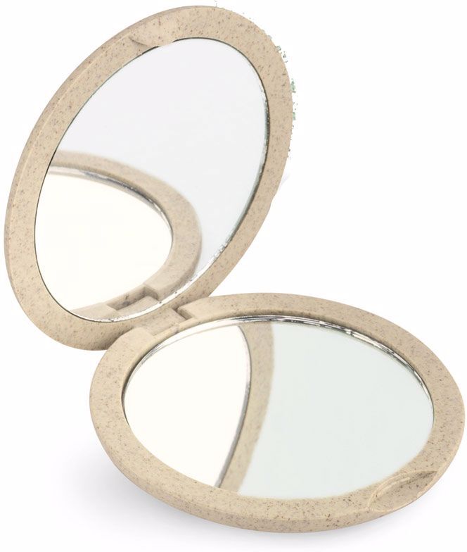 Beter Miroir double sac pliable en fibre naturelle x4 #beige