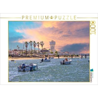 CALVENDO Puzzle Leuchtturm in Faro | 1000 Teile Lege-Größe 64 × 48 cm Foto-Puzzle für glückliche Stunden, von , Calvendo Puzzle