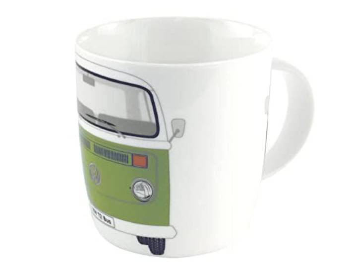 BRISA VW Collection Volkswagen T2 Bus Transporter Koffiemok 370ml - Groene