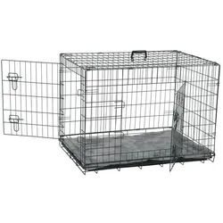 Zolux NOMAD 2w1 XXL - kennelowa klatka z dywanikiem - dla psa 121x76x82cm (Hund, Faltbar), Tiertransport