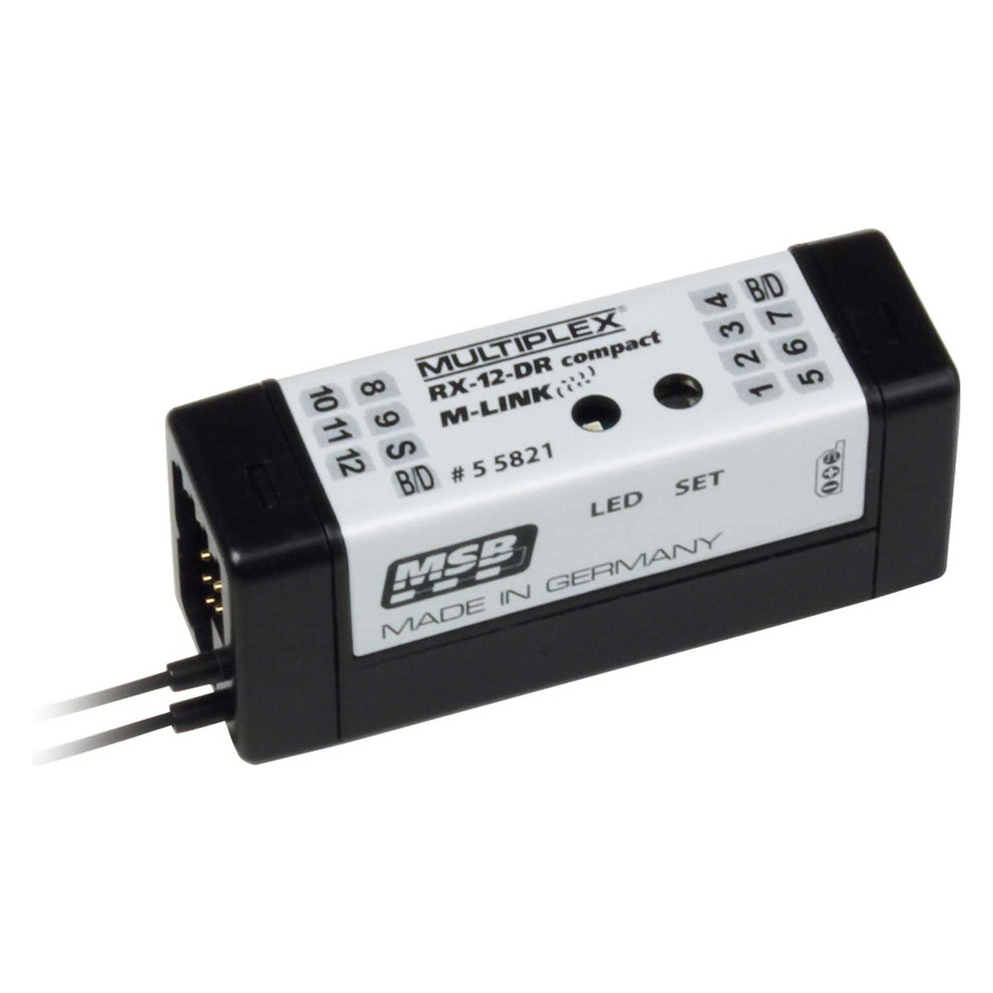 Multiplex 12-Kanal Empfänger RX-12 DR St (55821)