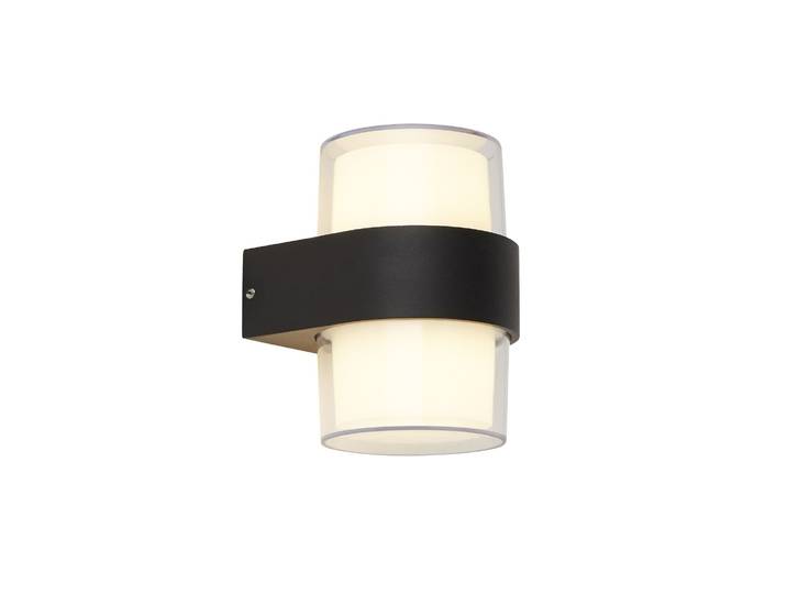 applique LED d'extérieur à 2 flammes IP44 6W 3000K blanc chaud