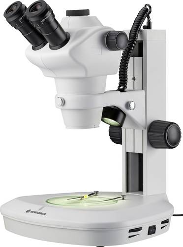 Bresser Optik 5806200 Science ETD-201 Trino Zoom Stereomikroskop Trinokular 50 x Auflicht, Durchlicht