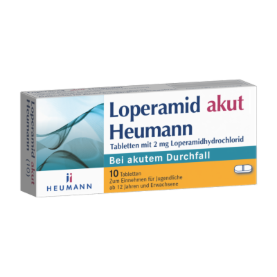 HEUMANN PHARMA GmbH & Co. Generica KG LOPERAMID akut Heumann Tabletten 10 St 04633535