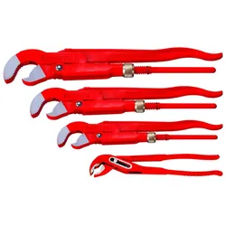 ROTHENBERGER Zangenset: Eckrohrzange 1"+1.1/2"+2", Wasserpumpenzange 10" - 070137X