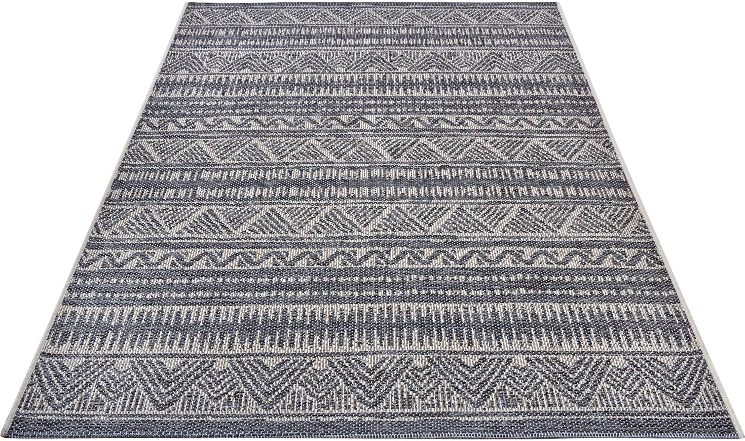 Teppich HANSE HOME "Loto", beige (beige, grau), B:115cm L:170cm, Polypropylen, Teppiche, Teppich beige, grau B : 115cm 1 Stk., L: 170cm