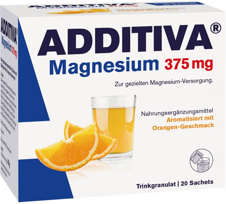 Additiva Magnesium 375 mg Granulat Orange