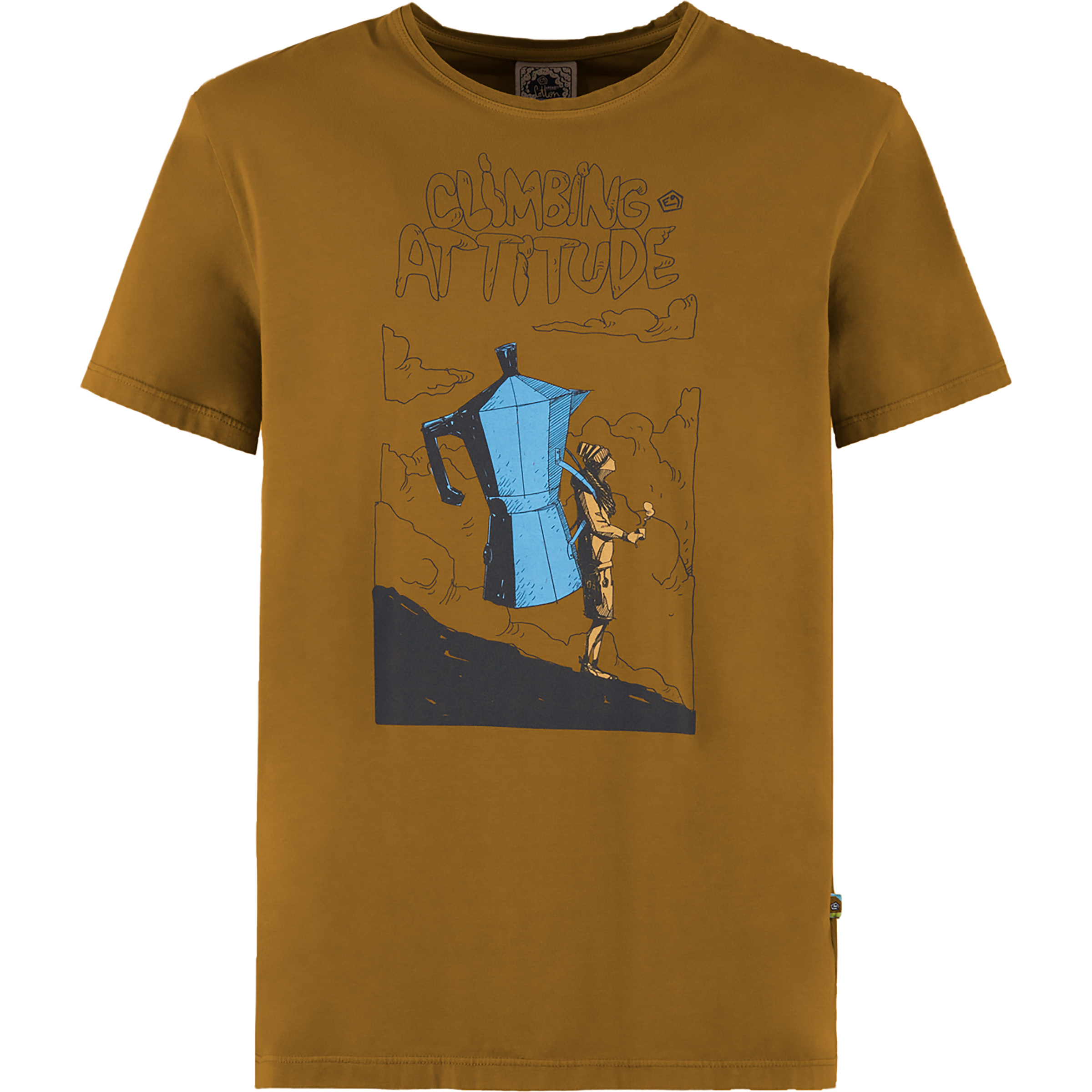 E9 Atti Herren T-Shirts braun Größe S Sportklettern | Alpinklettern | Bouldern Hautfreundlich