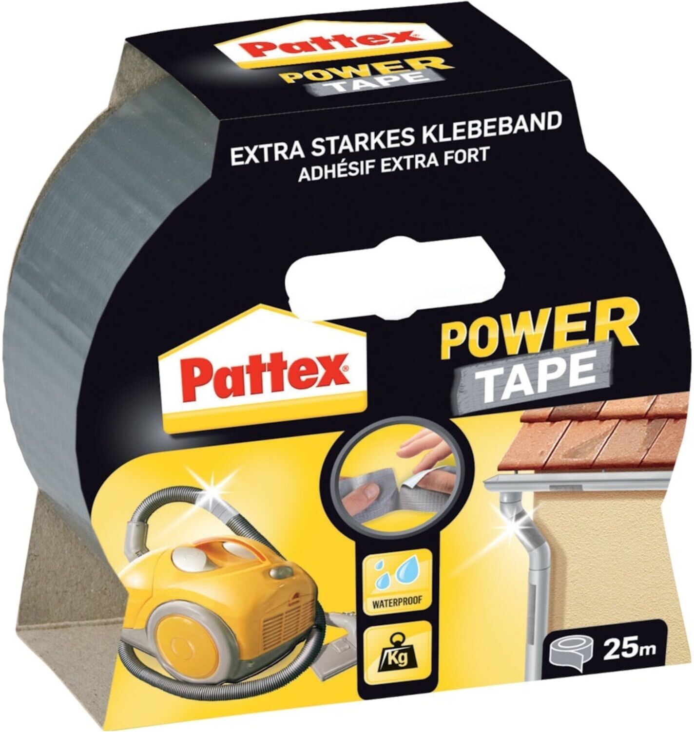Pattex Power Tape 50mm x 25m, silber Henkel (PT2DS)