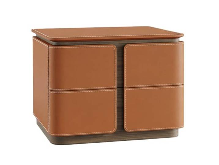 YANG11FAN Vielseitig Nachttisch mit 2 Schubladen For die Organisation im Schlafzimmer oder Wohnbereich(Orange,Klein)