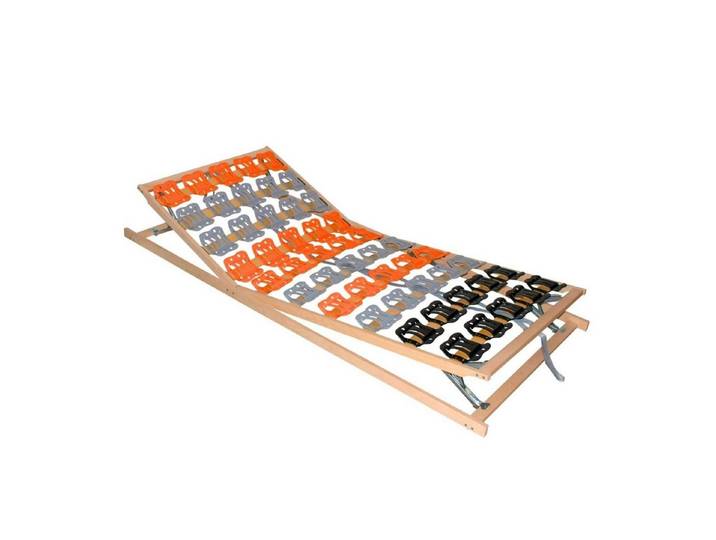 Teiltellerlattenrost CubiFlex, Coemo, Kopfteil manuell verstellbar, Fußteil manuell verstellbar, 80x200 cm perfekte Druckentlastung gesundes Schlafklima Selbstmontage