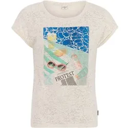PROTEST Damen T-Shirts/Tanks ku.Arm Da PRTElles t-shirt, Größe 44 in Blau Blau