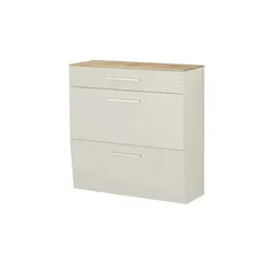 Wohnwert Hängeschuhschrank  Helen , creme , Maße (cm): B: 93 H: 94 T: 36.0