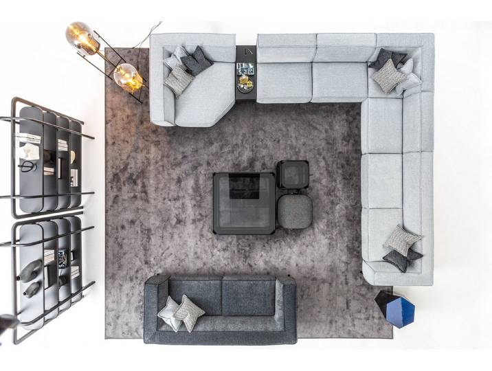 Xlmoebel Wohnlandschaft Modernes U-Form Sofa in elegantem Design für gemütliche Wohnzimmer, U-Form, Hergestellt in Europa